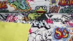 Softshell - Kermit Streetstyle Graffiti Reststück